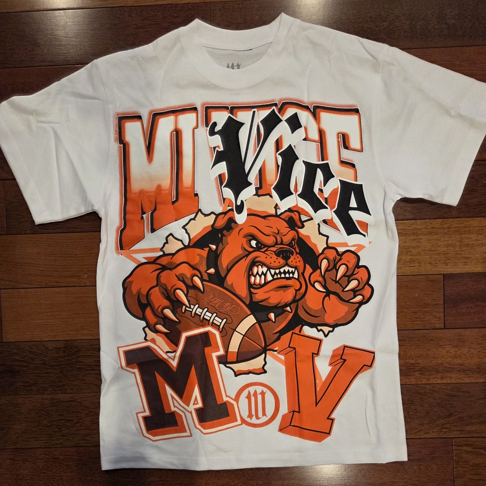 RESERVED! Mi Vice Bundle: Bulldog Tee, Skeleton Tee & Cherub Hoodie- Men's Med